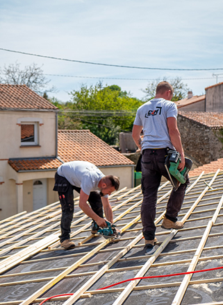 Réfection de toiture La Haie-Fouassière